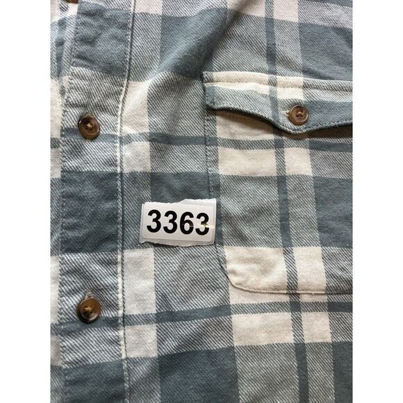 SOUTHERN PROPER Men's fayette flannel Shirt Green‎ tan Plaid XXL - Picture 5 of 5